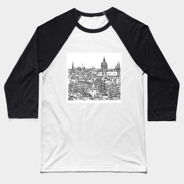 Amsterdam Baseball T-Shirt by valery in the gallery